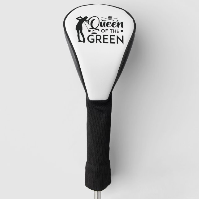 Queen Of The Green Golf Head Cover (Front)