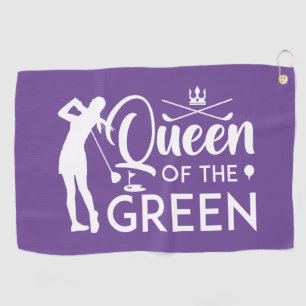 Queen Of The Green Golf Towel