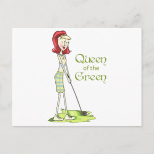 Queen of the Green Postcard