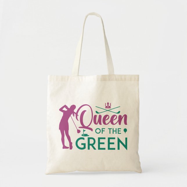 Queen Of The Green Tote Bag (Front)