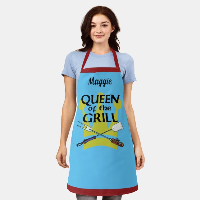 Queen of the Grill Apron (Worn)