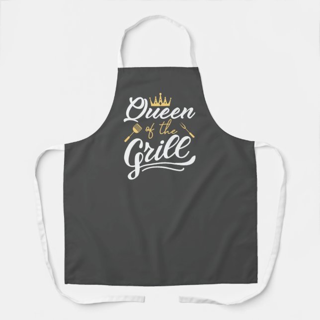 Queen Of The Grill Apron (Front)