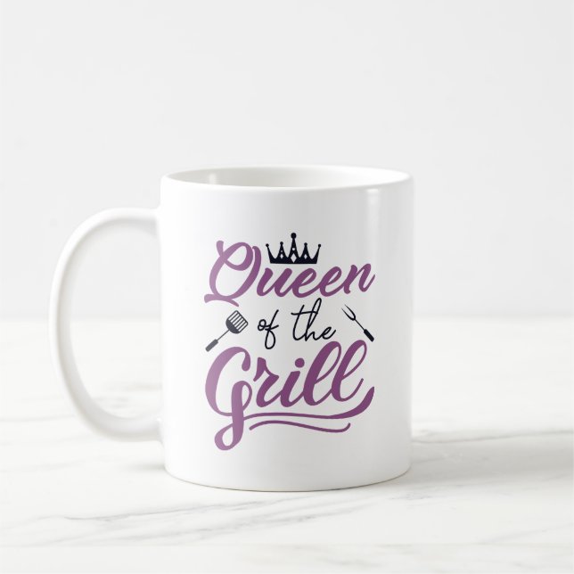 Queen Of The Grill Coffee Mug (Left)