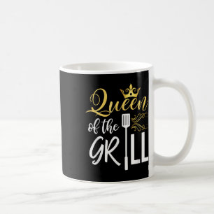 Queen Of The Grill Funny Bbq Chef Women Gift Smoke Coffee Mug