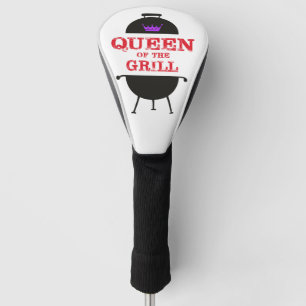 Queen Of The Grill, Purple Crown Red Golf Head Cover