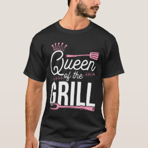 Queen Of The Grill Smoked Meat Bbq Byrbecue T-Shirt