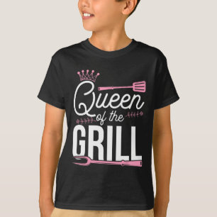 Queen Of The Grill Smoked Meat Bbq Byrbecue  T-Shirt