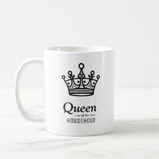 Queen of the household | Personalised coffee mug