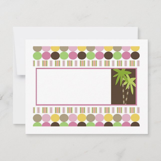 Queen of The Jungle Baby Shower Invitation (Front)