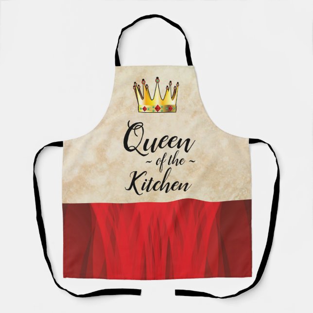 Queen Of The Kitchen Apron (Front)