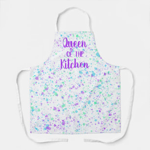 Queen of the Kitchen Fun Splattered Apron