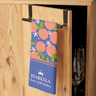 Queen of the Kitchen Personalised  Tea Towel