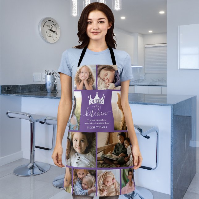Queen of the Kitchen Photo Collage Apron (Creator Uploaded)