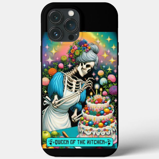 Queen of the Kitchen Tarot Card Cell Phone Case (Back)