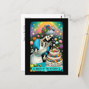 Queen of the Kitchen Tarot Card Postcard
