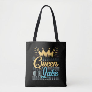 Queen of the Lake Women Summer Outdoors Tote Bag