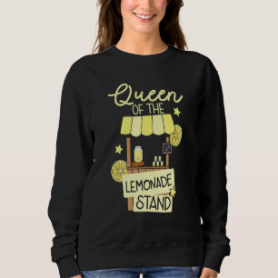 Queen Of The Lemonade Stand Lemon Fruit Business Sweatshirt