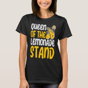 Queen Of The Lemonade Stand Lemon Juice Business C T-Shirt