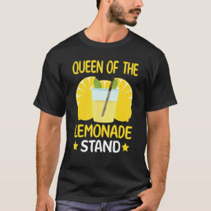 Queen Of The Lemonade Stand Lemon Juice Store Tee