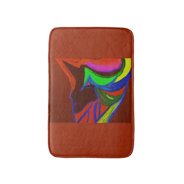 Queen of the Mermaids Bath Mat (Front Vertical)