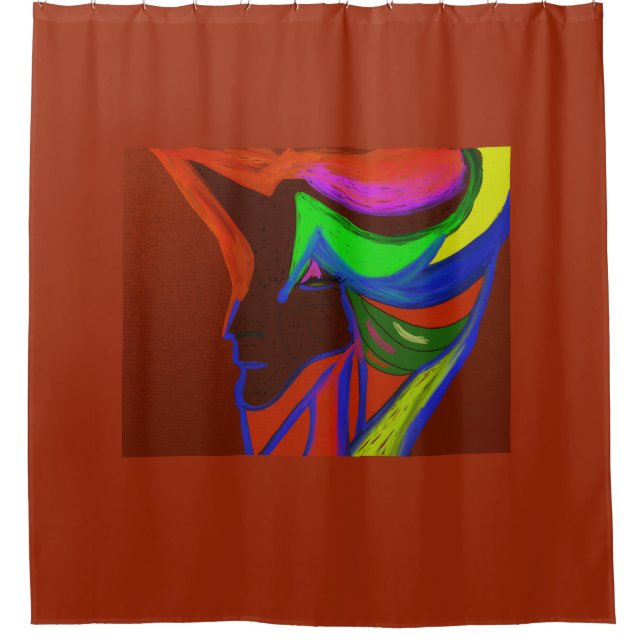 Queen of the Mermaids Shower Curtain (Front)