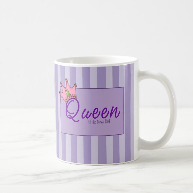 Queen of the Messy Desk Mug (Right)