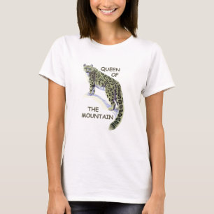 Queen of the Mountain - Snow Leopard T-Shirt