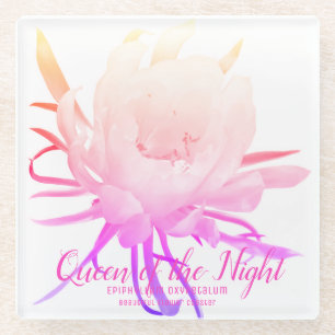 Queen of the Night Glass Coaster