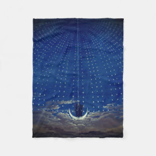 Queen of the Night Mozart Magic Flute Fleece Blanket