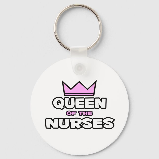 Queen of the Nurses Key Ring (Front)