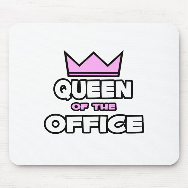 Queen of the Office Mouse Mat (Front)