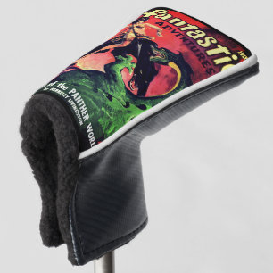 Queen of the Panther World:  Fantasy Pulp Fiction Golf Head Cover