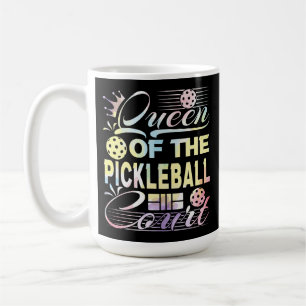 Queen of the Pickelball Court - Colourful Coffee Mug