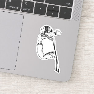Queen of the Slopes - Sticker
