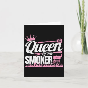 Queen Of The Smoker Grill Women Beef Brisket Smoki Card