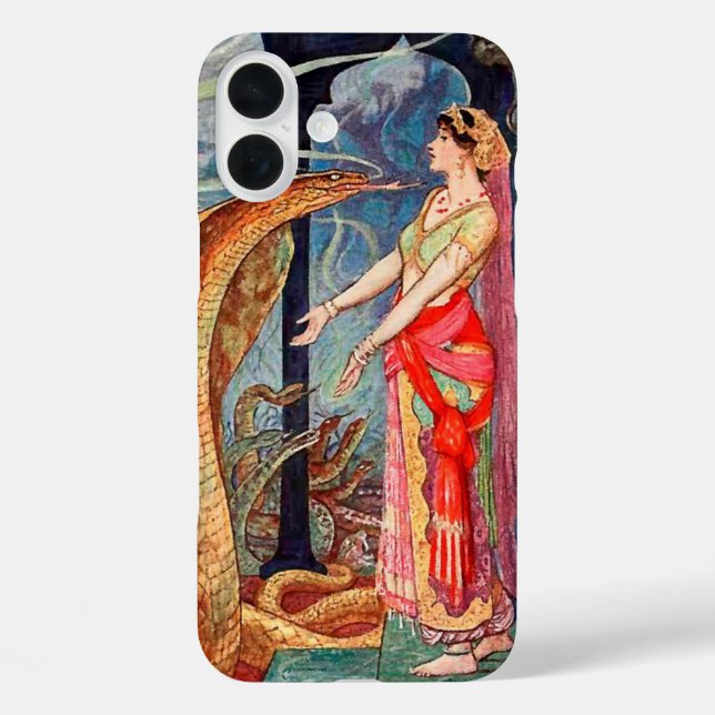 Queen of the Snakes Illustrated Case-Mate iPhone Case (Back)