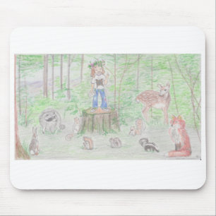Queen of the Squirrels Mousepad