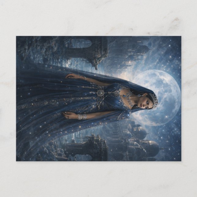 Queen of the Starry Night Postcard (Front)