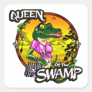 Queen Of The Swamp Stickers