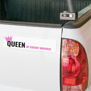Queen of the Universe Sticker - Funny Car Bumper