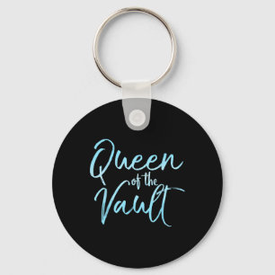 Queen Of The Vault Shirt Cute Gymnastics Gift Gymn Key Ring