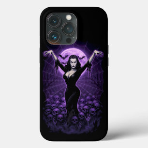 Queen of the Web Gothic Vampire iPhone Case