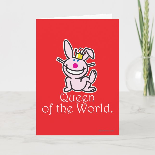 Queen Of The World Holiday Card (Front)
