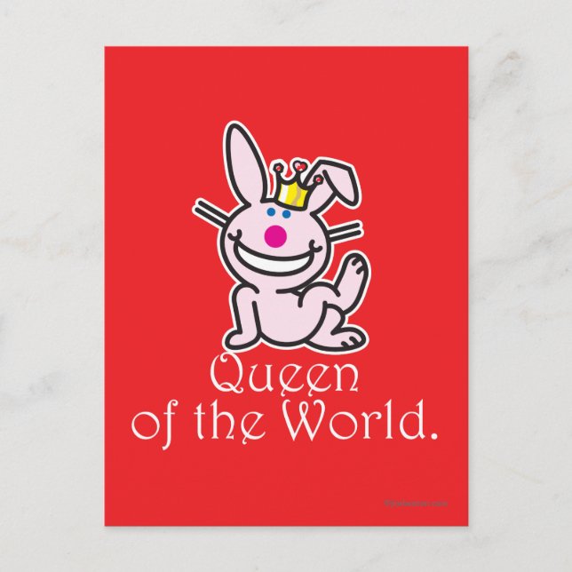 Queen Of The World Postcard (Front)