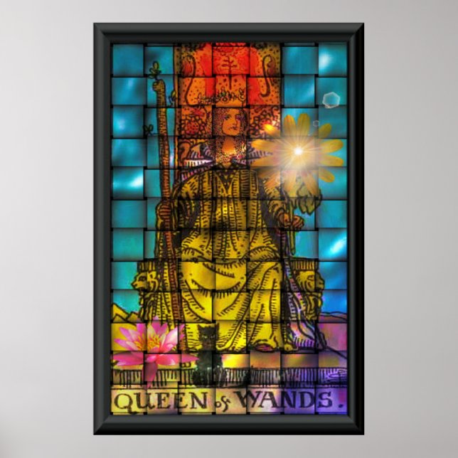 Queen of wands poster (Front)