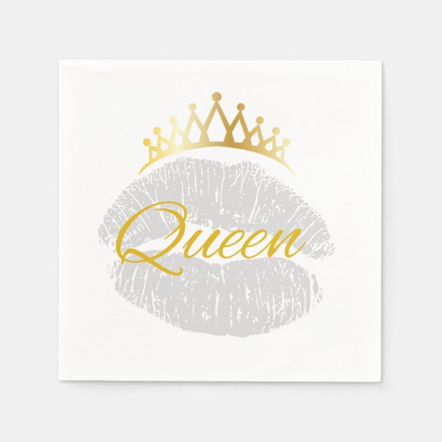 Queen Party Napkins (Front)