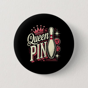 Queen Pin Shirt Bowler Bowling League For Bowling 