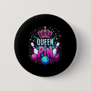 Queen Pin Shirt Bowler Bowling League For Bowling 