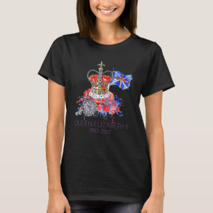 Queen Platinum Jubilee 2022 Union Jack Queen's Cro T-Shirt