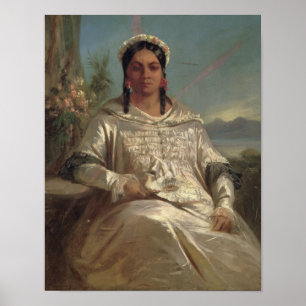 Queen Pomare IV  of Tahiti Poster
